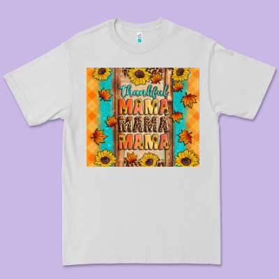 Thankful Mama Mama Mama Premium Tee Designed By Artiststas