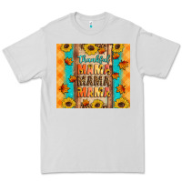 Dove Grey Thankful mama mama mama Premium Tee - Artiststas