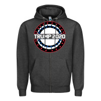 Charcoal Heather Trump 2020 Zipper Hoodie - Bettercallsaul