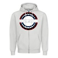 Dove Grey Trump 2020 Zipper Hoodie - Bettercallsaul