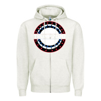 Oatmeal Heather Trump 2020 Zipper Hoodie - Bettercallsaul