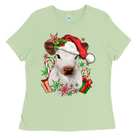 Matcha christmas heifer Ladies Tee - JahusDesignShop