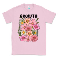 Bubblegum Pink growth flower Classic Tee - MaliasSmallBusiness