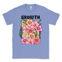 Colony Blue growth flower Classic Tee - MaliasSmallBusiness