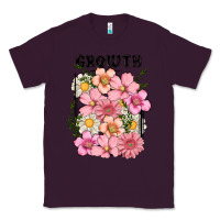 Plum growth flower Classic Tee - MaliasSmallBusiness