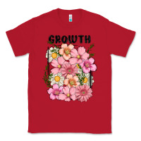 Red growth flower Classic Tee - MaliasSmallBusiness