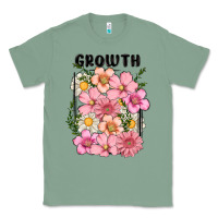 Sage growth flower Classic Tee - MaliasSmallBusiness