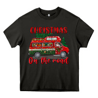 Asphalt christmas on the road Heavy Core Tee - BundleAndBundleShop