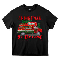 Black christmas on the road Heavy Core Tee - BundleAndBundleShop