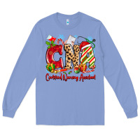 Colony Blue CNA Certified Nursing Assistant Christmas Long Sleeve Tee - MaliasSmallBusiness