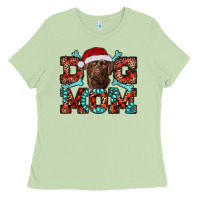 Matcha dog mom christmas with labrador Ladies Tee - RanaPortraitStore