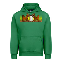 Emerald Baseball And Softball Mom Libbey Glass Urban Hoodie - BundleAndBundleShop