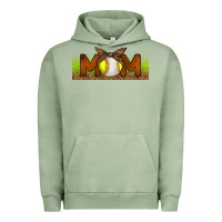 Pigment Oil Green Baseball And Softball Mom Libbey Glass Urban Hoodie - BundleAndBundleShop