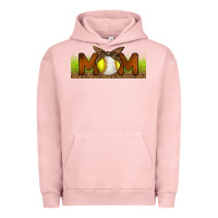 Pigment Salmon Baseball And Softball Mom Libbey Glass Urban Hoodie - BundleAndBundleShop