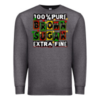 Charcoal Heather 100 pure brown sugar extra fine Premium Sweatshirt - CowGirlArtShop