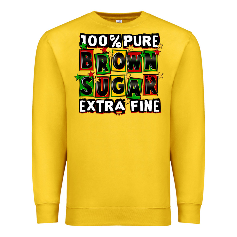 100 Pure Brown Sugar Extra Fine Premium Sweatshirt by CowGirlArtShop | Teevron