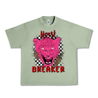 Oil Green heartbreaker Urban Heavy Tee - MaliasSmallBusiness