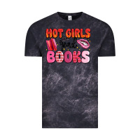 Cloud Black hot girls read books Vintage Tee - MaliasSmallBusiness