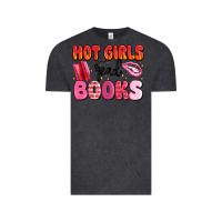 Vintage Black hot girls read books Vintage Tee - MaliasSmallBusiness