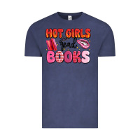 Vintage Denim hot girls read books Vintage Tee - MaliasSmallBusiness