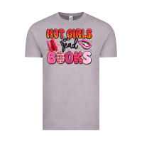 Vintage Zinc hot girls read books Vintage Tee - MaliasSmallBusiness
