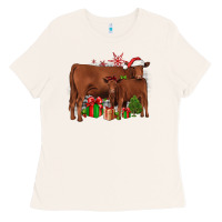 Bone Christmas Gelbvieh Ladies Tee - JahusDesignShop