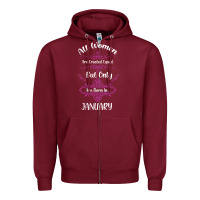 Burgundy Legends are born in January shirt Zipper Hoodie - Bettercallsaul