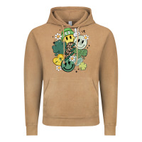 Vintage Camel st patricks day green smile Vintage Hoodie - MaliasSmallBusiness