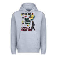 Heather Grey rosa sat so ruby could walk so kamala could run juneteenth Premium Hoodie - CowGirlArtShop
