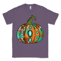 Lavender Western cowhide turquoise pumpkin Classic Tee - NancyCooperArtShop