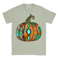 Matcha Western cowhide turquoise pumpkin Classic Tee - NancyCooperArtShop