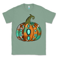 Sage Western cowhide turquoise pumpkin Classic Tee - NancyCooperArtShop