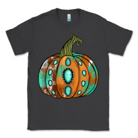 Smoke Western cowhide turquoise pumpkin Classic Tee - NancyCooperArtShop