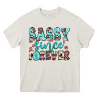 Cream sassy since forever Heavy Core Tee - JahusDesignShop