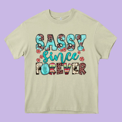 Sassy Since Forever Heavy Core Tee Designed By Jahusdesignshop