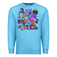Ocean Blue yes i can drive a stick Premium Sweatshirt - CowGirlArtShop