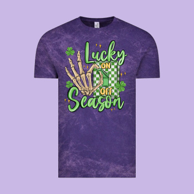 Lucky Season Vintage Tee Designed By Maliassmallbusiness