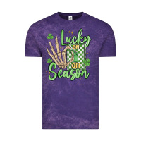 Cloud Purple lucky season Vintage Tee - MaliasSmallBusiness