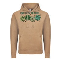 Vintage Coffee god says i am patrick's day Vintage Hoodie - MaliasSmallBusiness