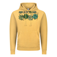 Vintage Mustard god says i am patrick's day Vintage Hoodie - MaliasSmallBusiness