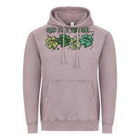Vintage Zinc god says i am patrick's day Vintage Hoodie - MaliasSmallBusiness