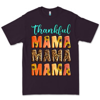 Plum Thankful mama mama mama Premium Tee - Artiststas