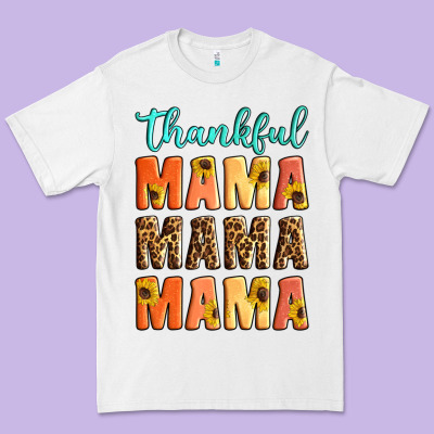 Thankful Mama Mama Mama Premium Tee Designed By Artiststas