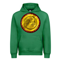 Emerald american football round earrings Urban Hoodie - BundleAndBundleShop