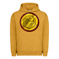 Pigment Peanut Butter american football round earrings Urban Hoodie - BundleAndBundleShop