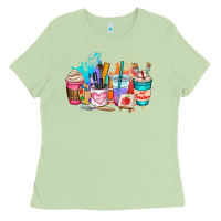 Matcha art teacher coffee cup Ladies Tee - AdoDesignShop