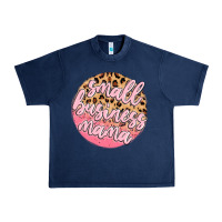 Navy small business mama Urban Heavy Tee - MaliasSmallBusiness