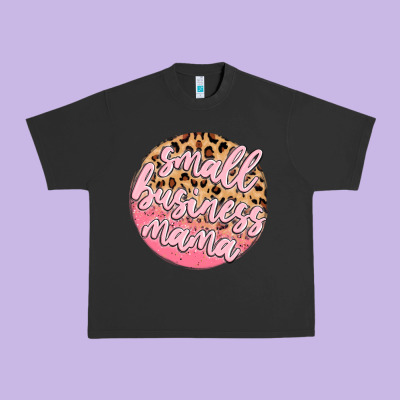 Small Business Mama Urban Heavy Tee Designed By Maliassmallbusiness