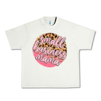 Pistachio small business mama Urban Heavy Tee - MaliasSmallBusiness