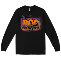 Black boo Long Sleeve Tee - JahusDesignShop